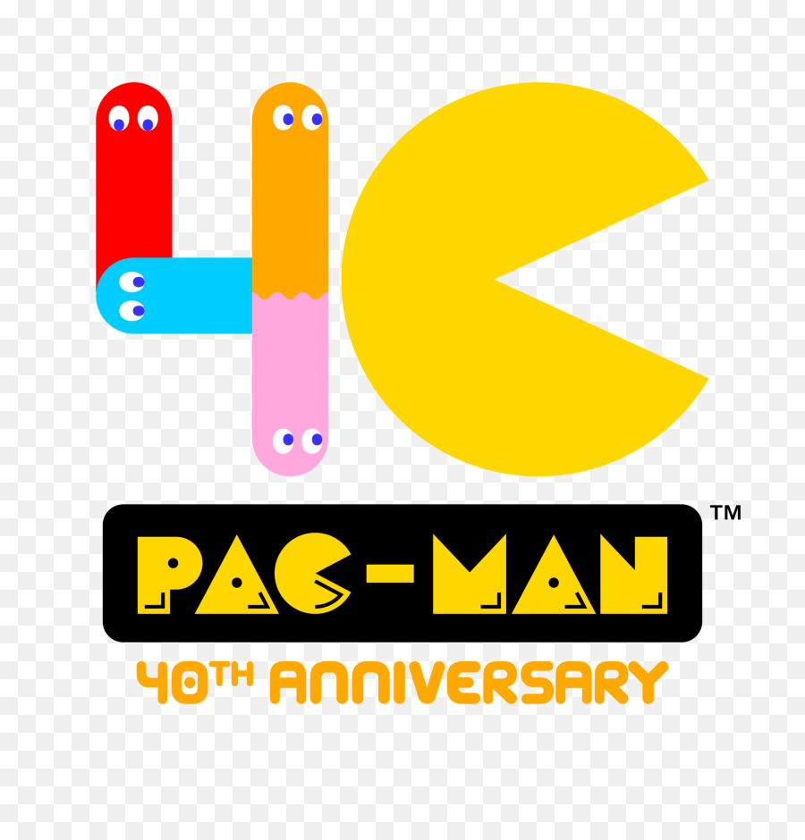 2020 Pac - Pac Man 40th Anniversary 2020 Png,Pacman Logo Png