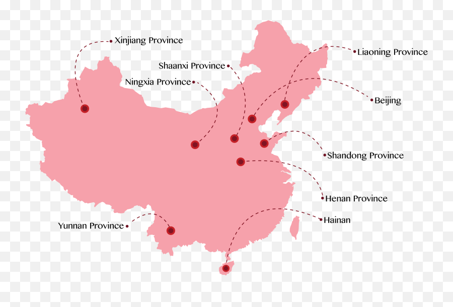 Full Size Png Image - Map Of China Only,China Map Png
