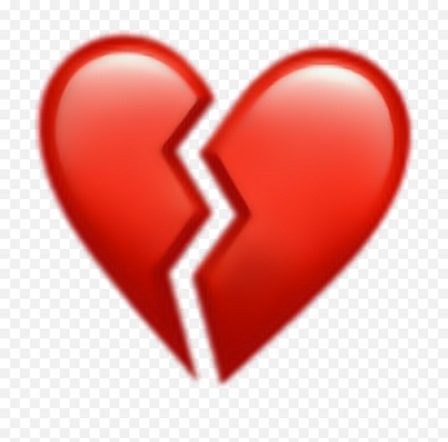 Broken Heart Emoji Transparent - Transparent Broken Heart Emoji Png,Broken Heart Transparent