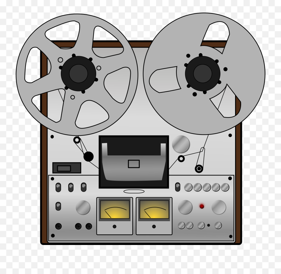 Reel Tape Recorder Png Image - Reel To Reel Clipart,Recorder Transparent Background