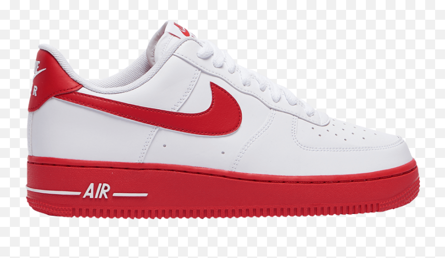Nike Air Force 1 Low Red - White And Red Air Force 1 Png,Red Nike Logos