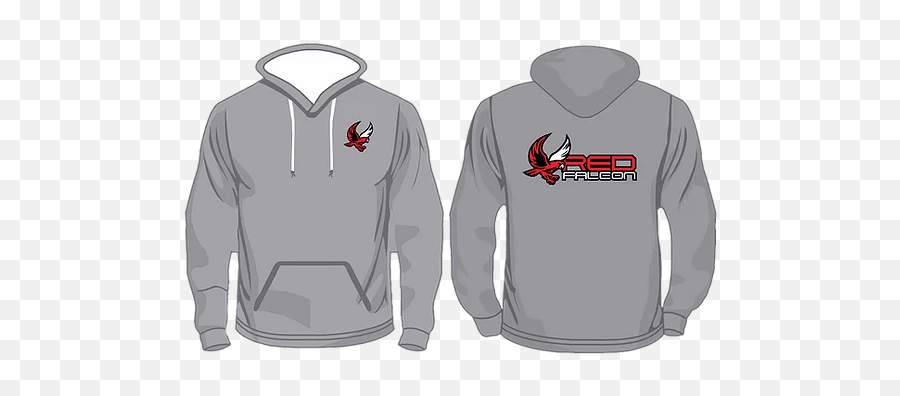 Red Falcon - Long Sleeve Png,Hoodie Template Png