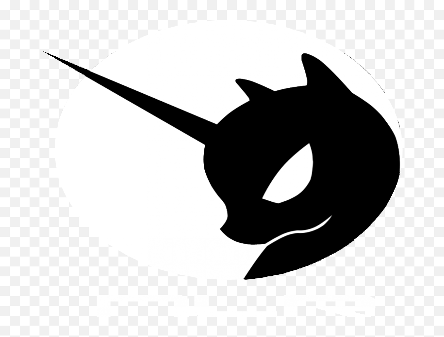 Evil Black Cartoon Unicorn Silhouette Tattoo Design - Nightmare Moon Silhouette Png,Unicorn Silhouette Png