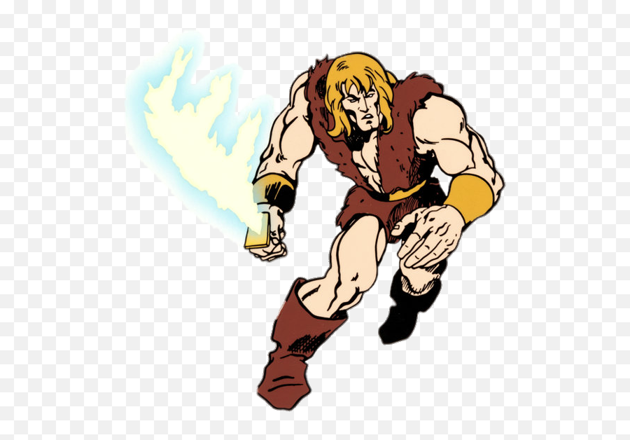 Thundarr With Flaming Sword In 2020 80s Cartoons - Thundarr O Bárbaro Png,Cartoon Sword Png
