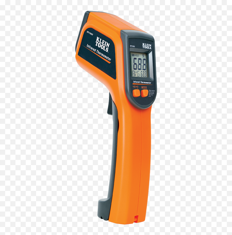 121 Infrared Thermometer - Ir1000 Klein Tools For Klein Tools Temperature Gun Png,Thermometer Png