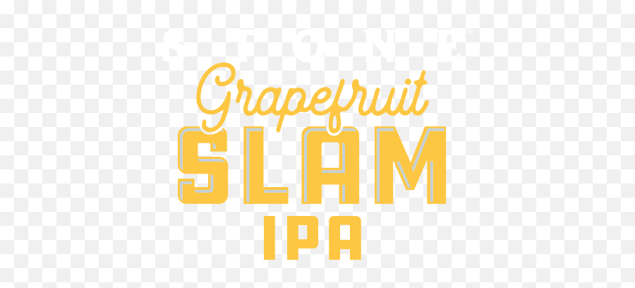 Stone Grapefruit Slam Ipa January 18 2019 Brewing - Language Png,Stone Sour Logo