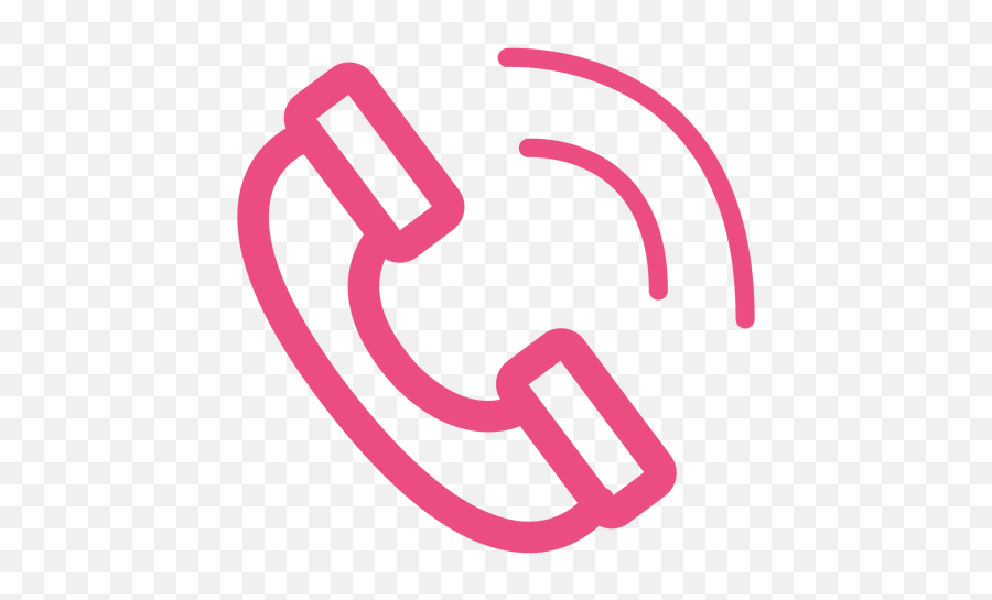 Phone Call Icon Stroke Pink - Call Logo Pink Png,Icono Telefono Png