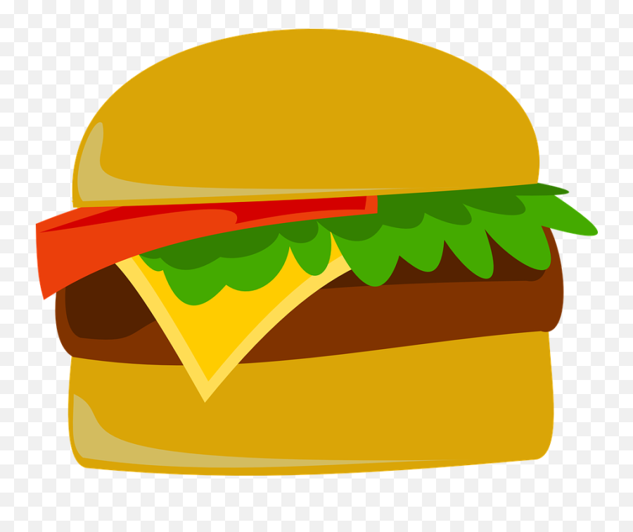 Burger Cheeseburger Cheese - Free Vector Graphic On Pixabay Transparent Background Burger Clipart Png,Hamburgers Png