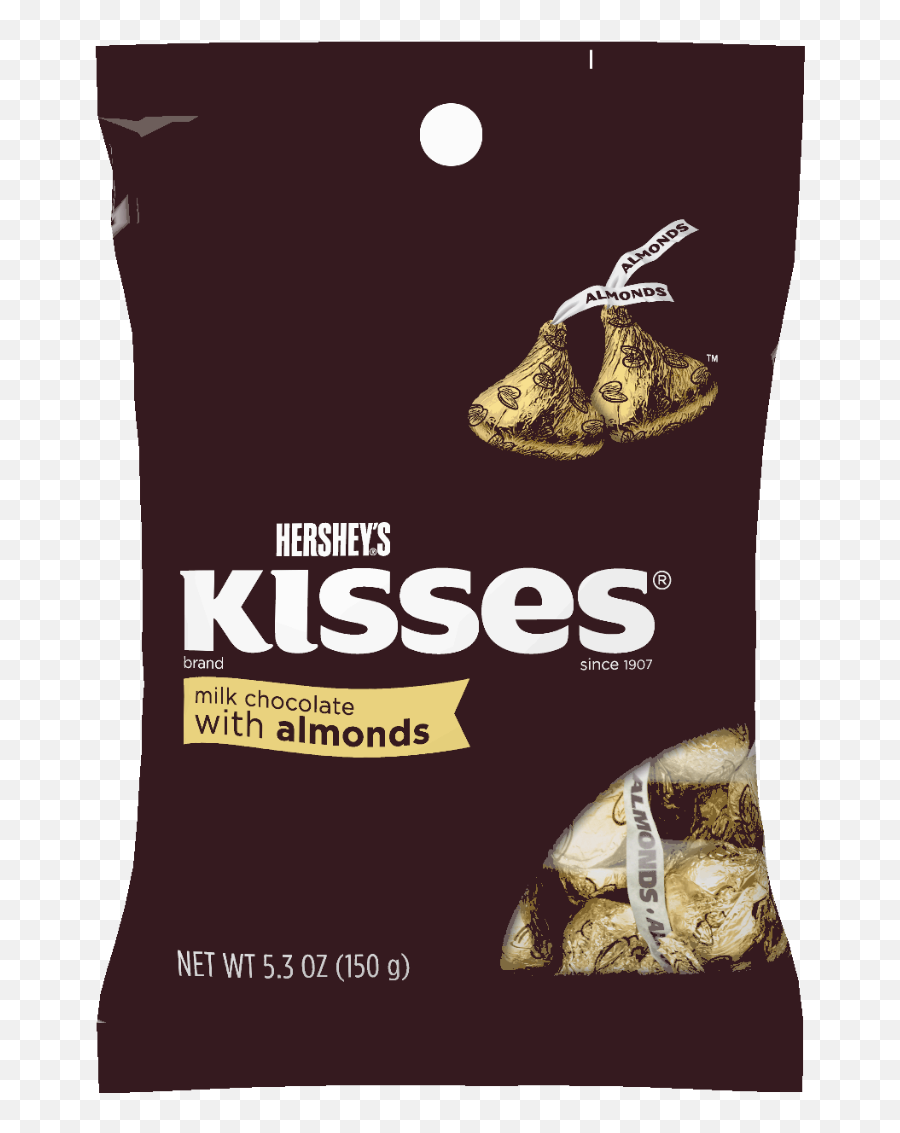 Hersheyu0027s Kisses With Almonds - Kisses Milk Chocolate Oz Png,Hershey's Kisses Logo
