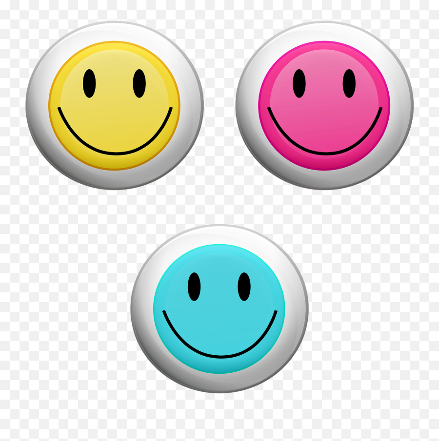 Smiles Emoticons Icon - Happy Png,Button Transparent Background