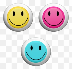 Smiles Emoticons Icon - Happy Png,Button Transparent Background