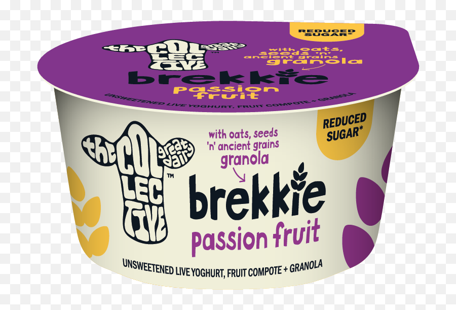 Brekkie Passion Fruit 135g The Collective Great Dairyu2026no Bull - Cream Png,Passion Fruit Png