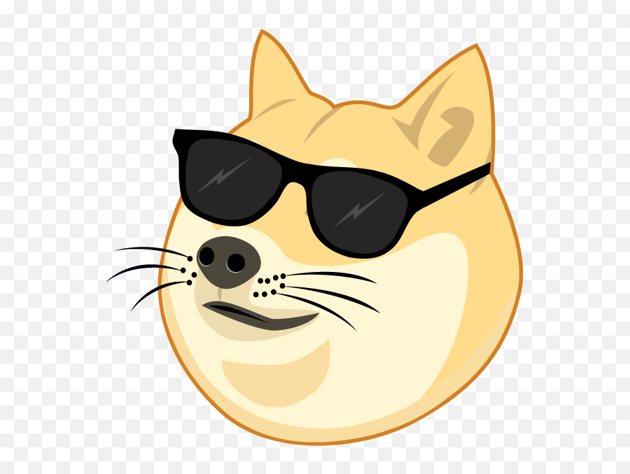 Cool Doge - Happy Png,Doge Face Png