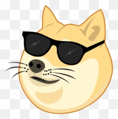 Cool Doge - Happy Png,Doge Face Png