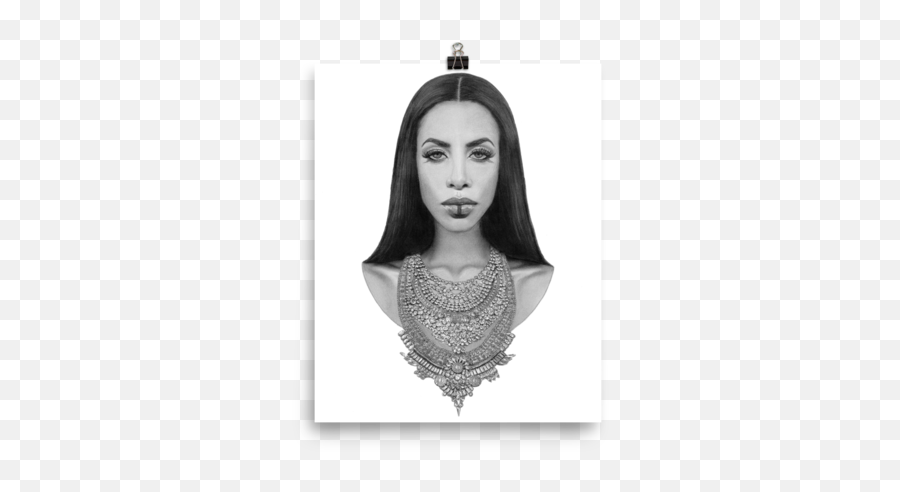 Aaliyah Reimagined Print - Picture Frame Png,Aaliyah Png