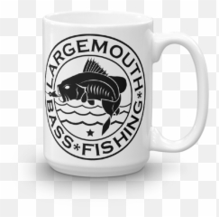 Largemouth Bass Fishing Mug - Black Label Society Png,Largemouth Bass Png