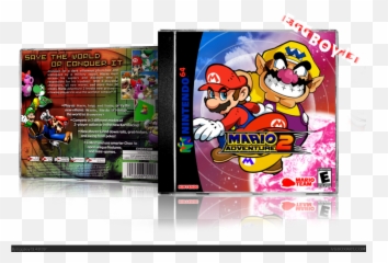 Mario Adventure 2 Nintendo 64 Box Art Png