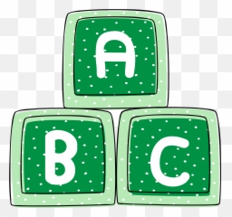 Baby Blocks Clip Art - png