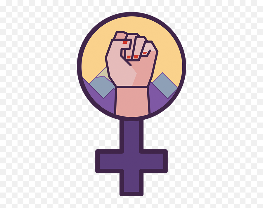 Feminism Icon Wall Sticker - Awesome Face Png,Feminism Icon