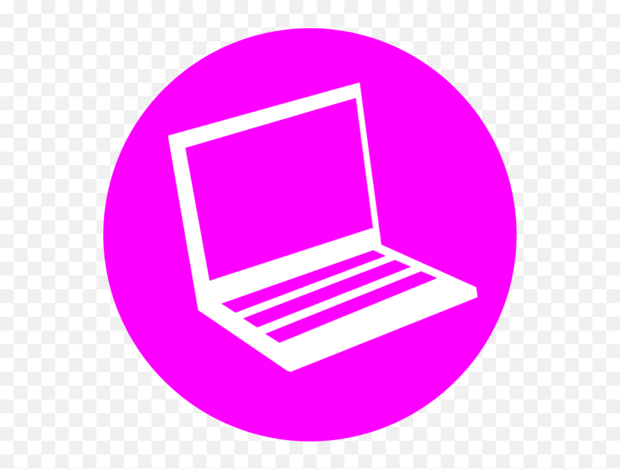 Icon Laptop - Laptop Png,Pink Clip Art Icon