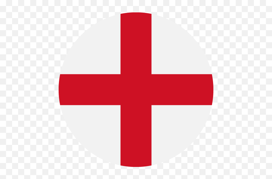 England Icon 1 - Round England Flag Png,England Flag Icon