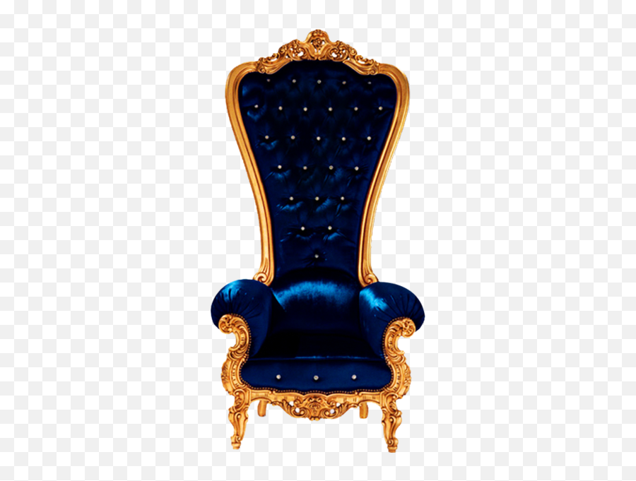 Hd Blue Throne Psd Official Psds - High Back Throne Chair Png,Throne Png