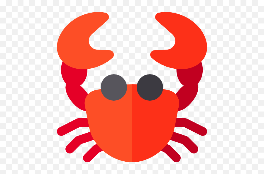 Crab - Free Food Icons Big Png,Hermit Crab Flat Icon