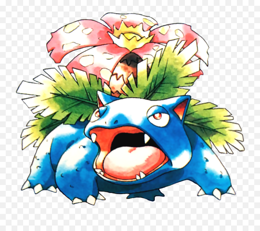 Plant - Dino U2013 Pokemon Refs Venusaur Red And Blue Png,Venusaur Png