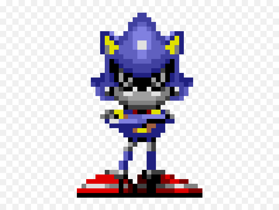 Sonic Cd Classic By Sega - Metal Sonic Pixel Art Png,Classic Sonic Icon