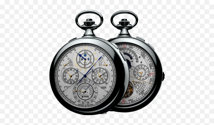 Luxury Pocket Watches Are Back In Fashion With Collectors - Vacheron Constantin 57 Complications Png,Pocket Watch Png