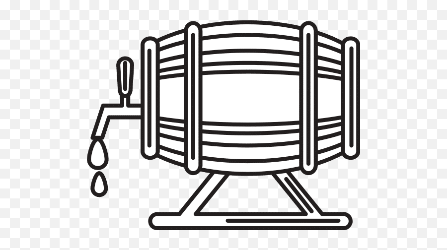 Isolated Beer Barrel Icon Line Design - Canva Empty Png,Beer Keg Icon