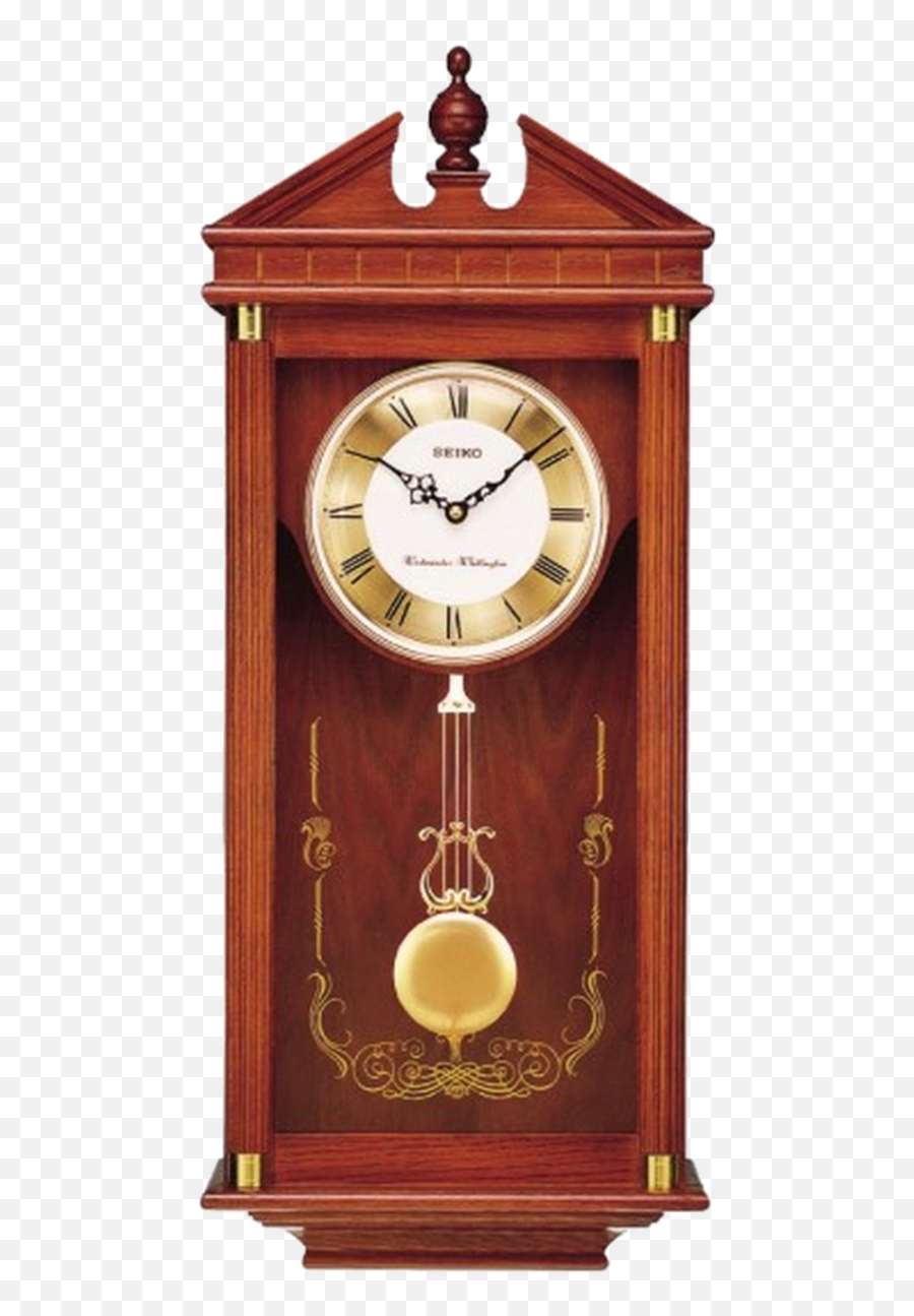 Regal Oak Wall Clock With Pendulum Qxh107blh - Seiko Grandfather Wall Clock Png,Pendulum Icon