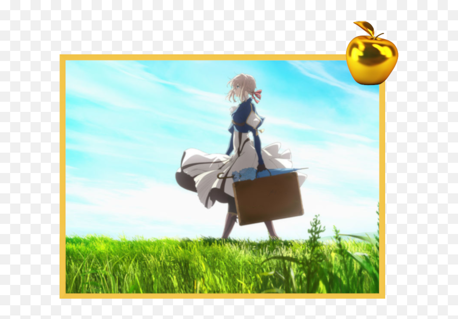 Golden Apple 2018 Melhores Animes De Animecote - Violet Evergarden Wallpaper Phone Png,Elfen Lied Folder Icon