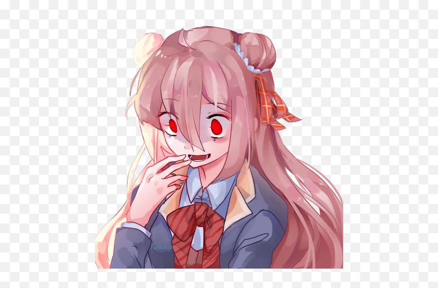 Telegram Sticker From Happy Sugar Life Pack - Yandere Anime Girl Transparent Png,Yandere Icon