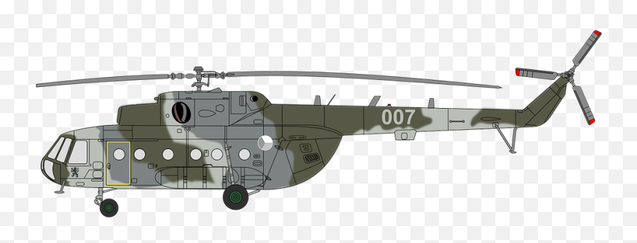 Mi - 17 Chopper Heli Free Vector Graphic On Pixabay Mi 17 Helicopter Vector Png,Helicopter Png