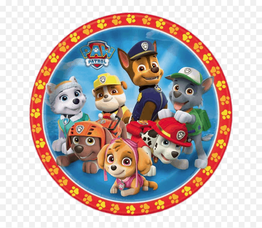 Paw Patrol Round Emblem Png Image