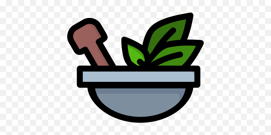 Herbs Plant Natural Medicine Free Icon - Iconiconscom Language Png,Free Mortar Pestle Icon