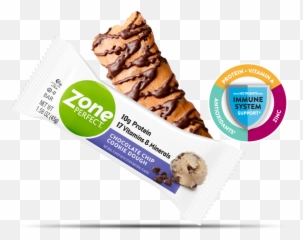 Classic Nutrition Bars U2013 Chocolate Chip Cookie Dough - Zone Perfect Protein png