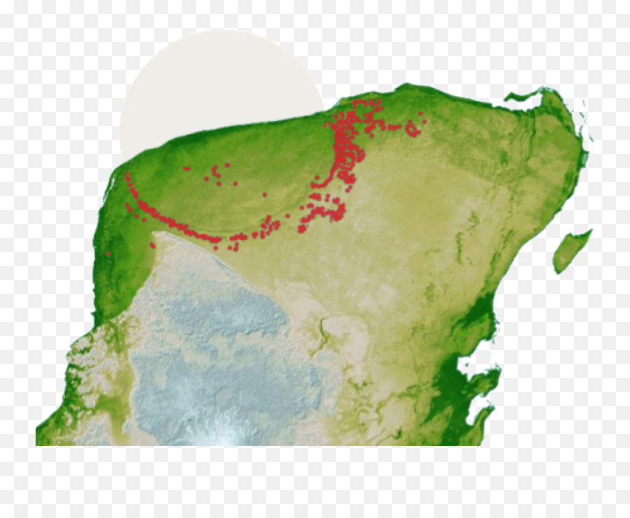 Ring Of Cenotes Karst Geochemistry And Hydrogeology - Chicxulub Crater Png,Meteor Strike Icon