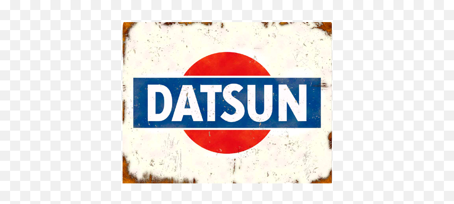 Datsun Retro Tin Sign - Retro Datsun Logo Png,Retro Logo