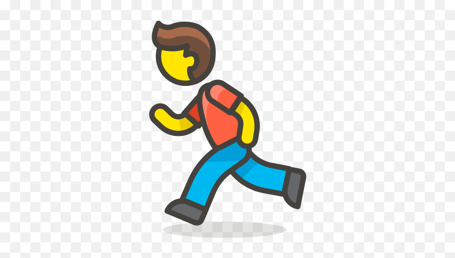 Running Free Icon Of 780 Vector Emoji - Transparent Run Emoji Png,Man Running Png