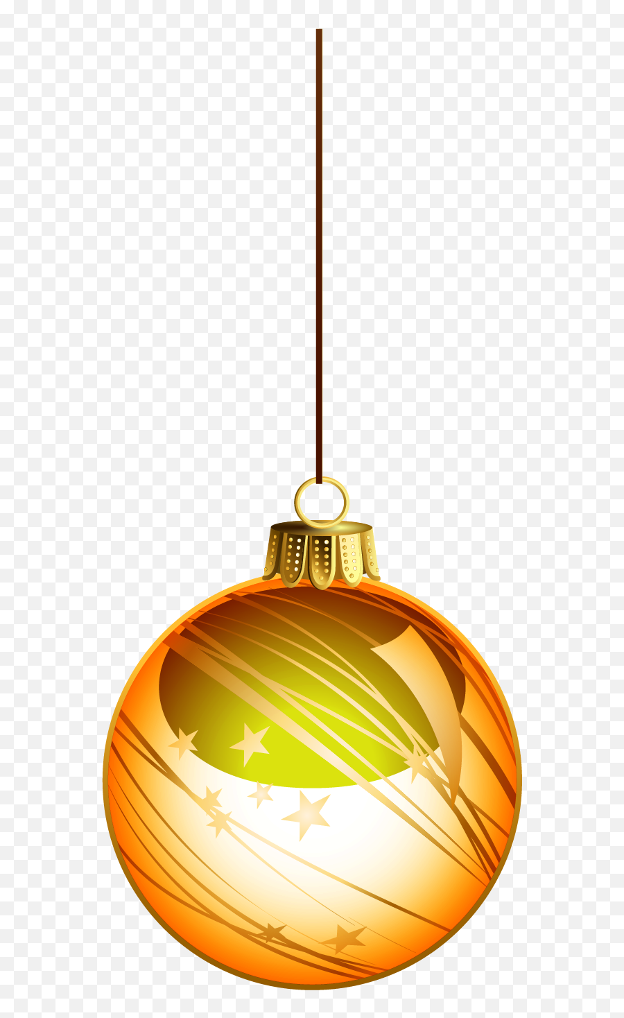 Free Png Christmas Ball - Orange Christmas Ball Decor Png,Decor Png