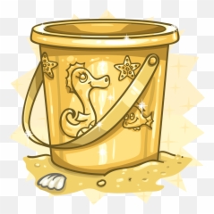 Hillbilly Clipart Gold Nugget - Gold Bucket Cartoon Png,Gold Nugget Png