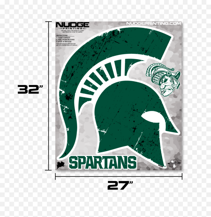 Spartan Helmet Wall Decal Set Png Logo