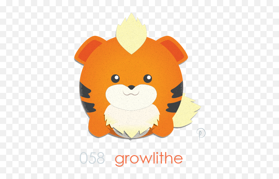 Download Hd Growlithe The Fire Puppy - Cartoon Png,Growlithe Png