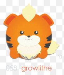 Download Hd Growlithe The Fire Puppy - Cartoon Png,Growlithe Png