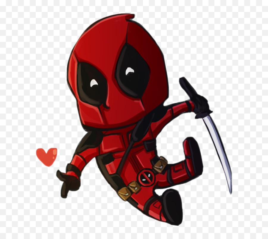 Deadpool Chibi Png Clipart Background - Portable Network Graphics,Chibi Png