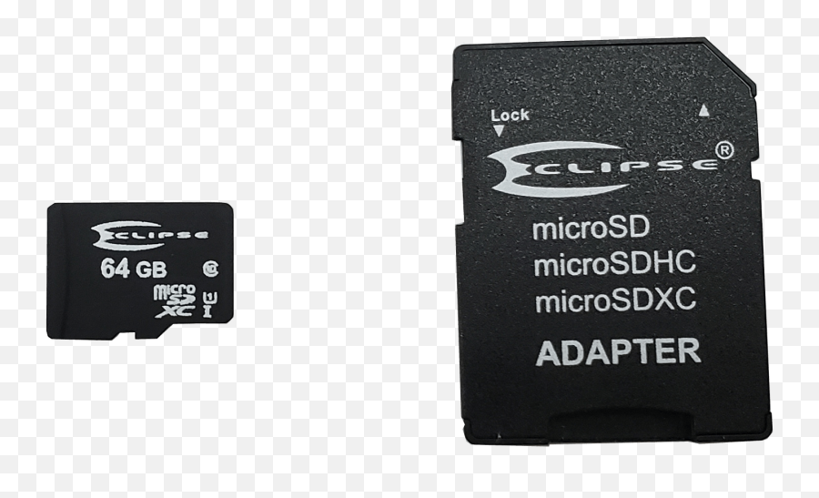 Ecl - Sd64 64gb Microsd Card U2013 Eclipse Security Electronic Component Png,Sd Card Png