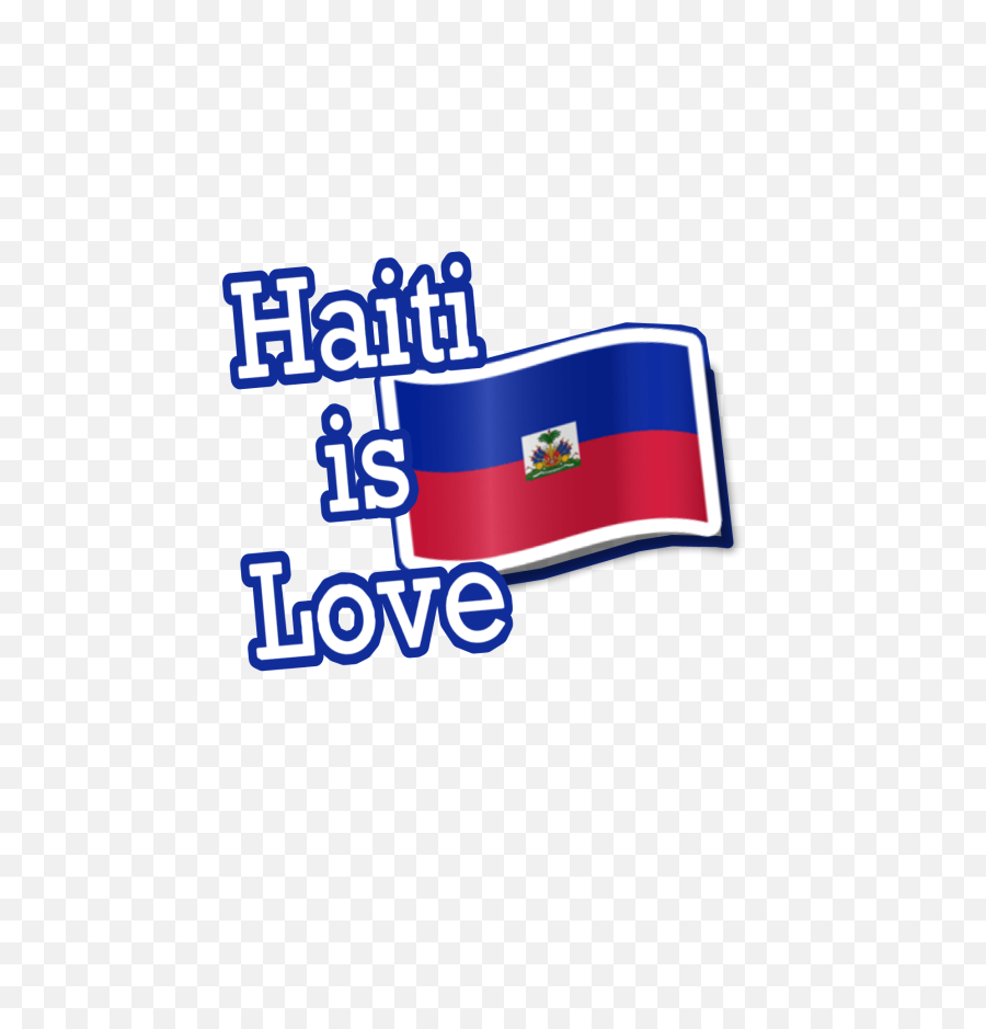 Haiti Flag Quote Love Blueandred - Flag Png,Haiti Flag Png