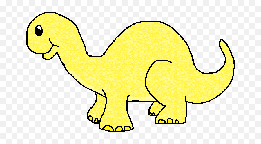 Yellow Dinosaur Clip Art - Cartoon Png,Dinosaur Clipart Png